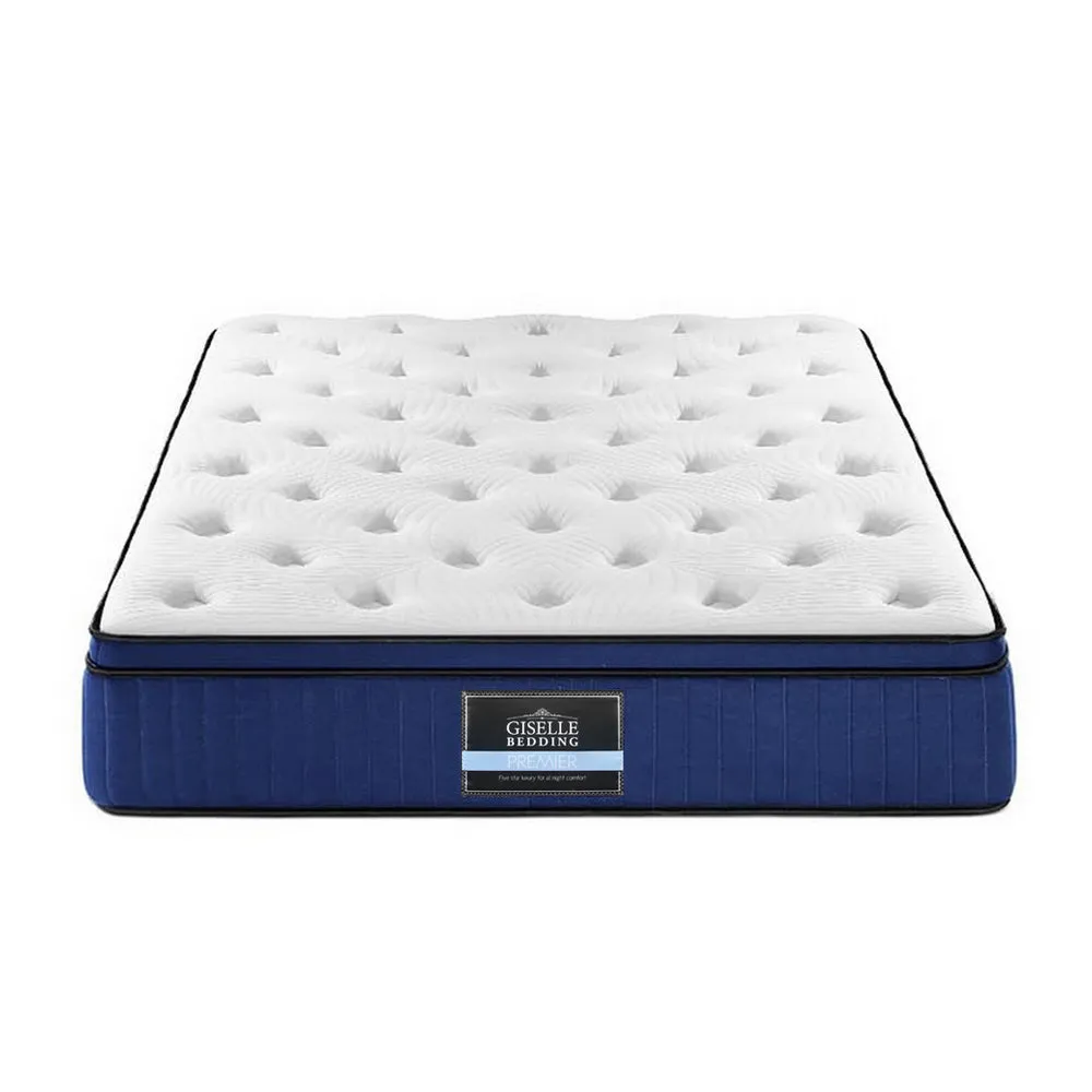 Ava 34cm Thick Euro Top Cool Gel Pocket Spring Mattress - King
