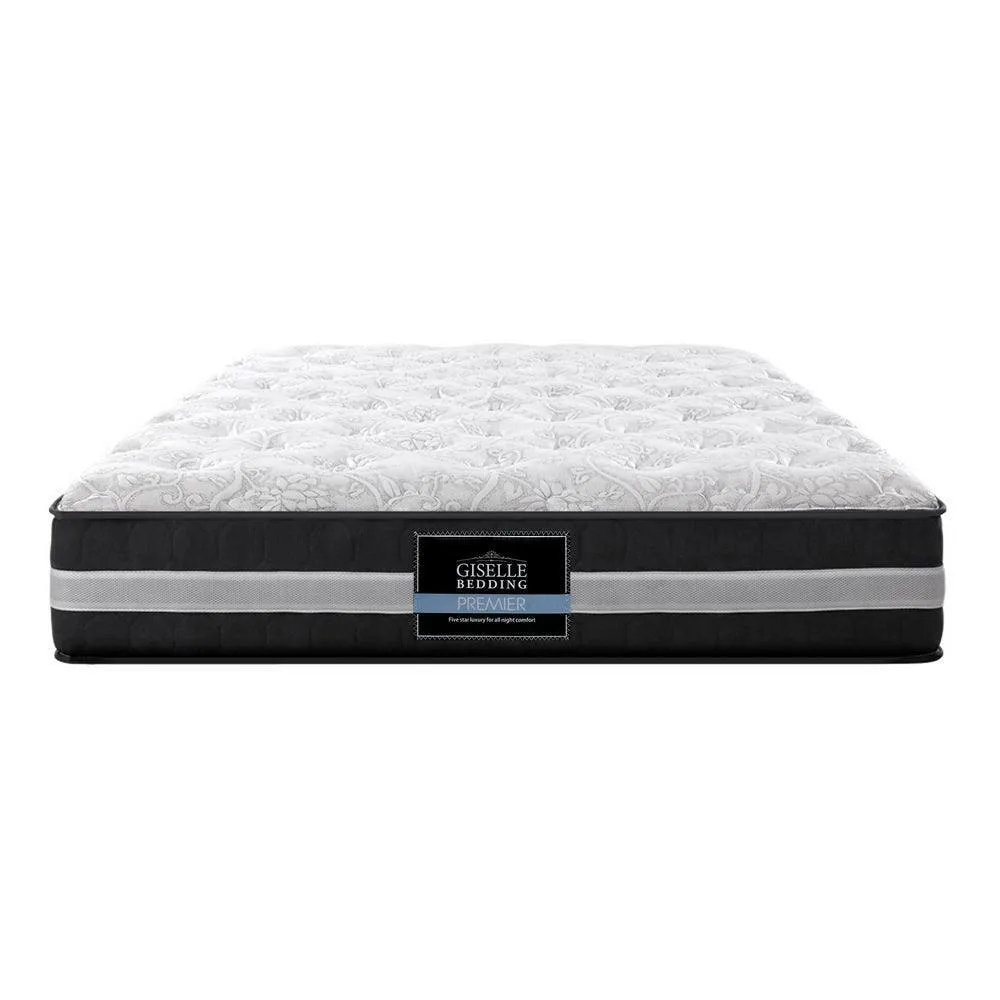 Giselle Bedding Lotus Tight Top Pocket Spring Mattress 30cm Thick - Queen