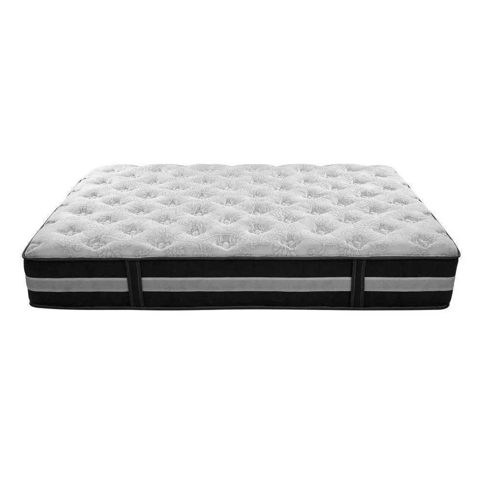 Giselle Bedding Lotus Tight Top Pocket Spring Mattress 30cm Thick - Queen