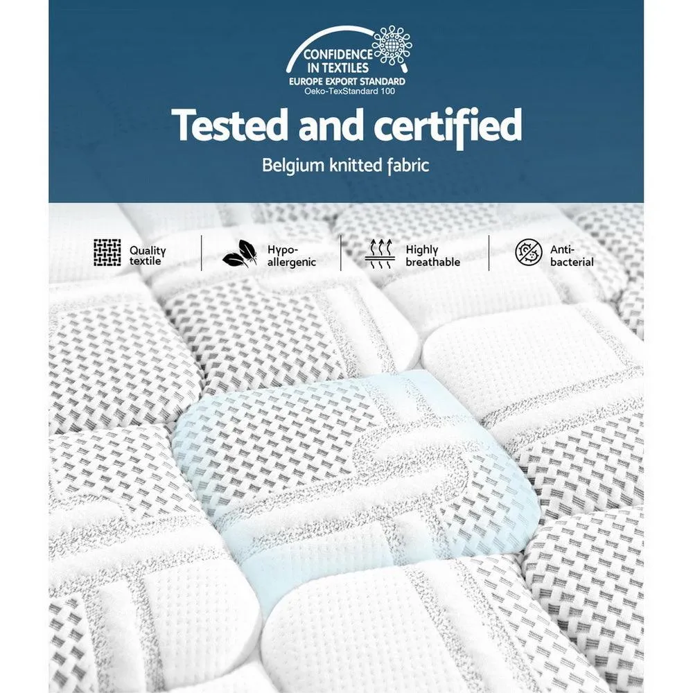 Giselle Bedding Luna Euro Top Cool Gel Pocket Spring Mattress 36cm Thick - Queen