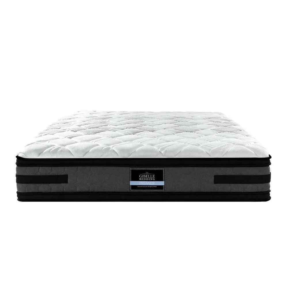 Giselle Bedding Luna Euro Top Cool Gel Pocket Spring Mattress 36cm Thick - Queen