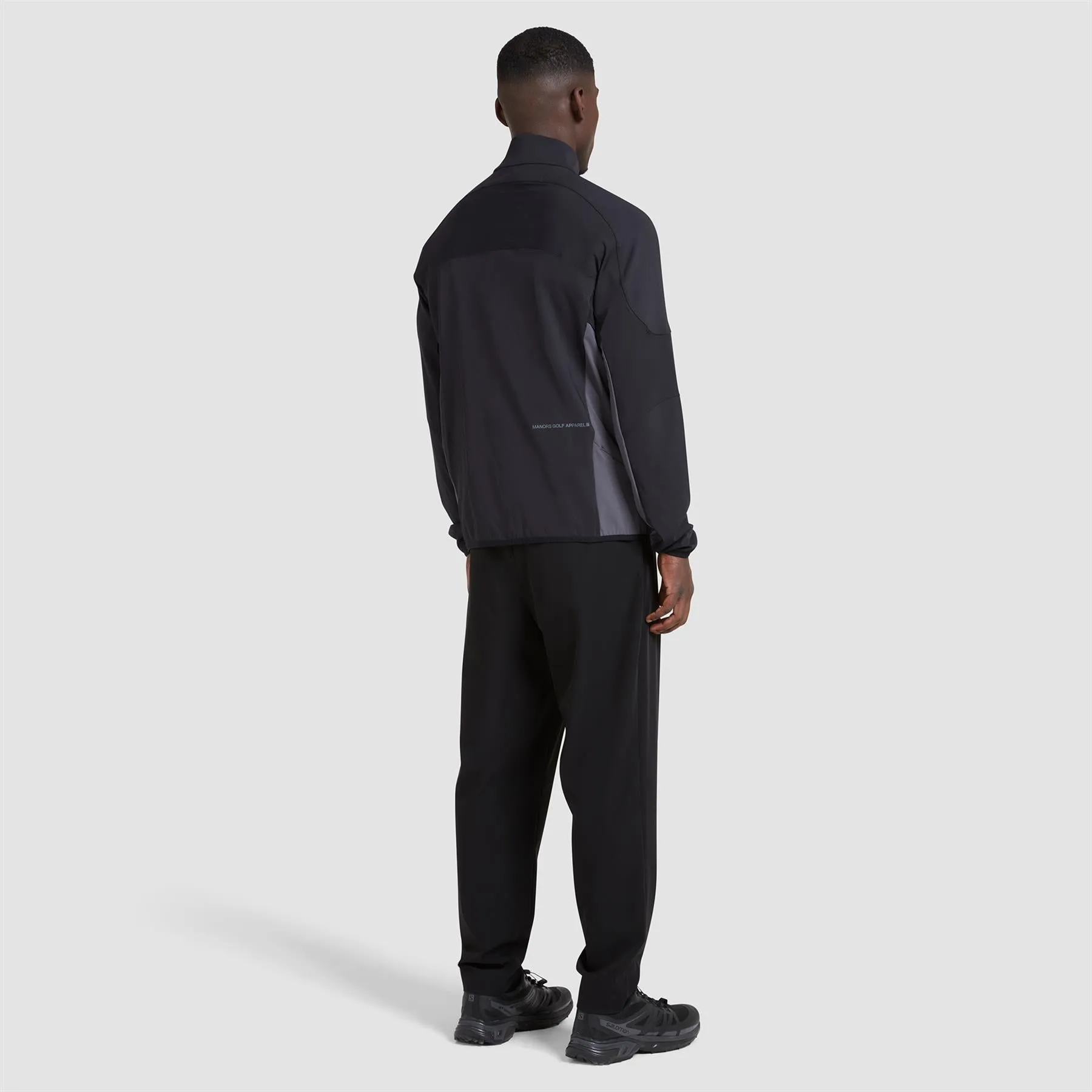 Quarter Zip Tech Mid Layer Black - AW24