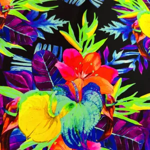 UV Glow Sonic Bloom Fabric